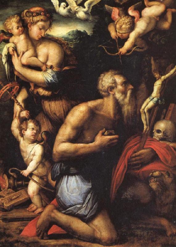 Giorgio Vasari The Temptation of St.Jerome China oil painting art